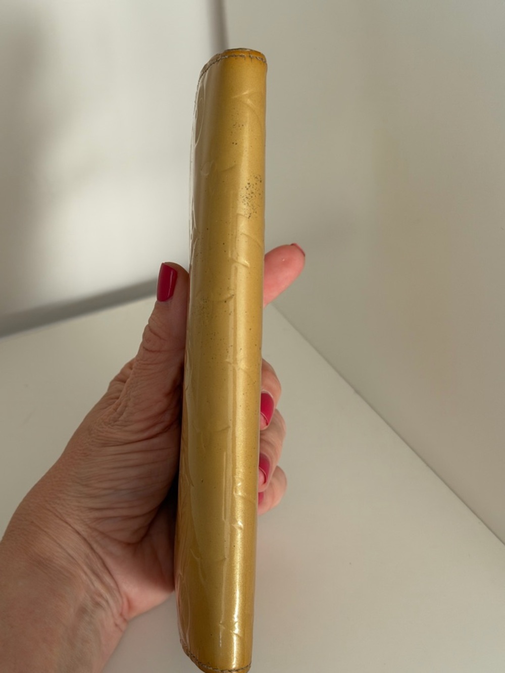 Louis Vuitton Gold Vernis Monogram Long Wallet - Picture 6 of 9